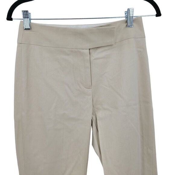 Vintage WHBM Mid Rise Bootcut Pants 2 Beige Hippie Lace Up Detail Boho USA - Picture 5 of 11